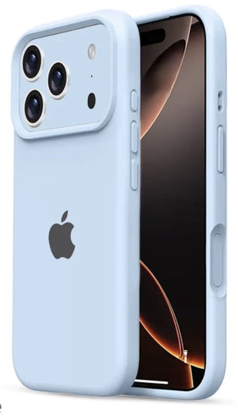 Чехол для Apple iPhone 17 Pro Max голубой купить,942