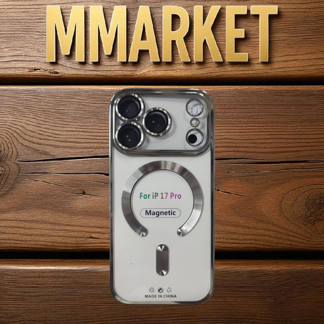 Чехол MMARKET для Apple iPhone 17 Pro серебристый купить,794