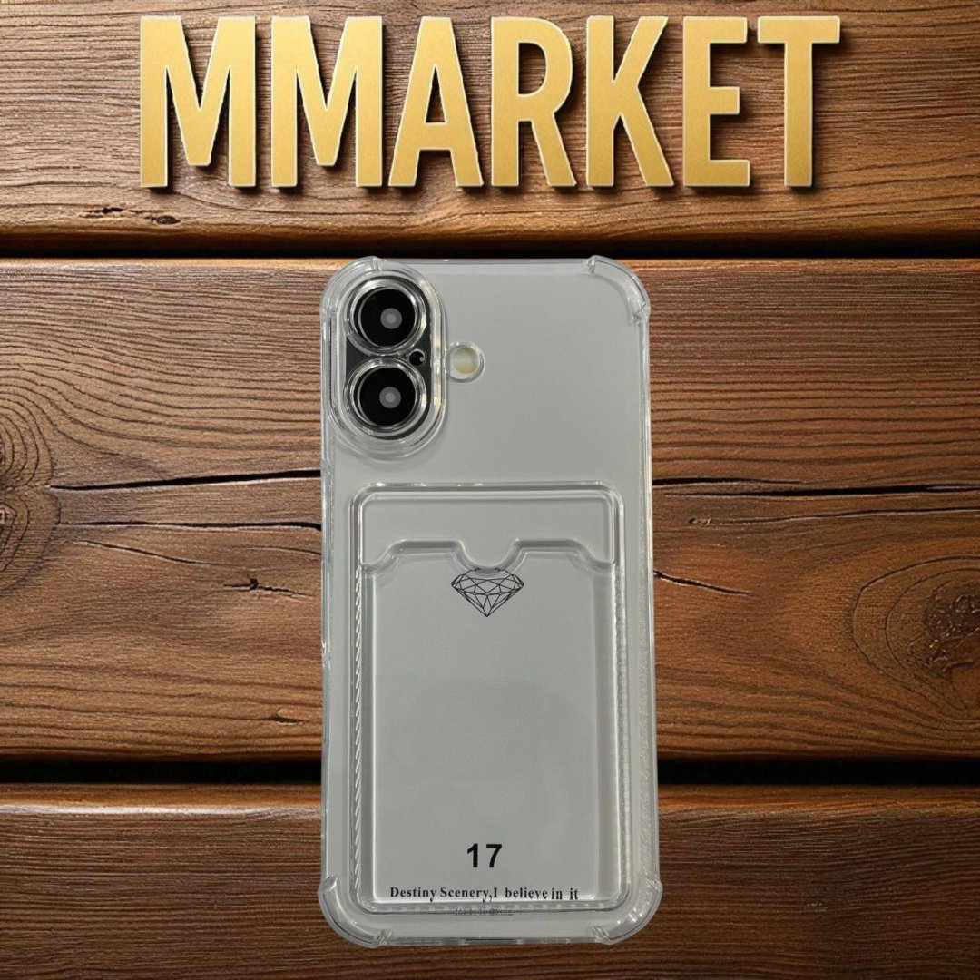 Чехол MMARKET для Apple iPhone 17 прозрачный купить,360