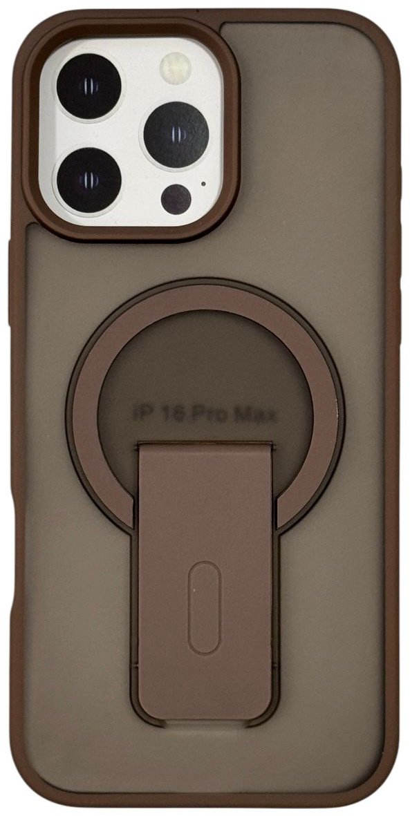 Чехол для Apple iPhone 16 Pro Max коричневый купить,1500