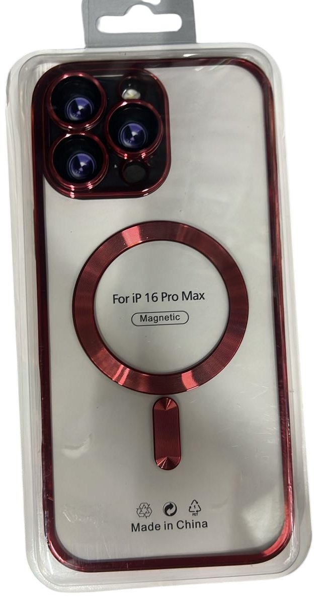 Чехол для Apple iPhone 16 Pro Max красный купить,920