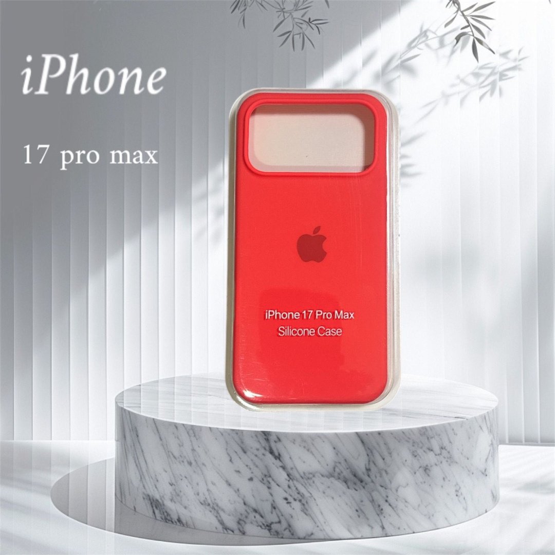 Чехол для Apple iPhone 17 Pro Max красный купить,737