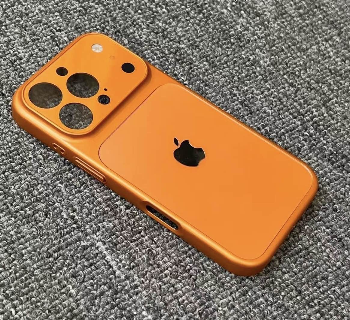 Чехол для Apple iPhone 16 Pro Max оранжевый купить,1073