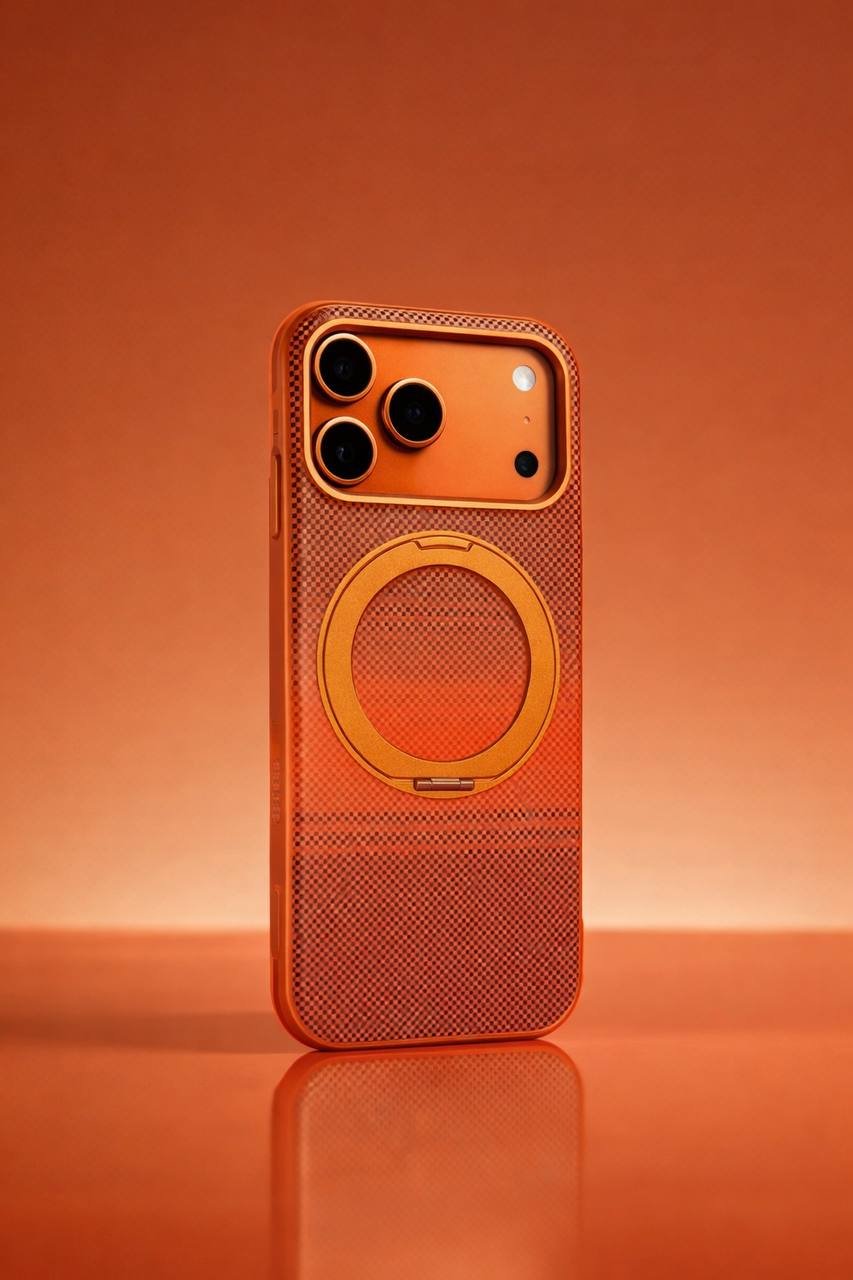 Чехол для Apple iPhone 17 Pro Max оранжевый купить,4999