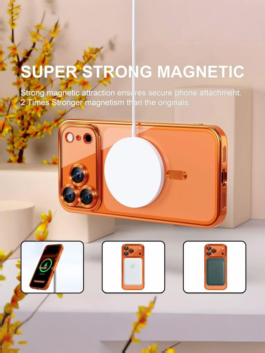 Чехол для Apple iPhone 17 Pro Max оранжевый купить,799