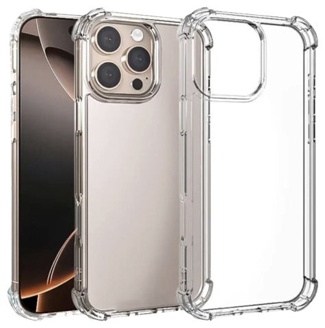 Чехол для Apple iPhone 16 Pro прозрачный купить,270