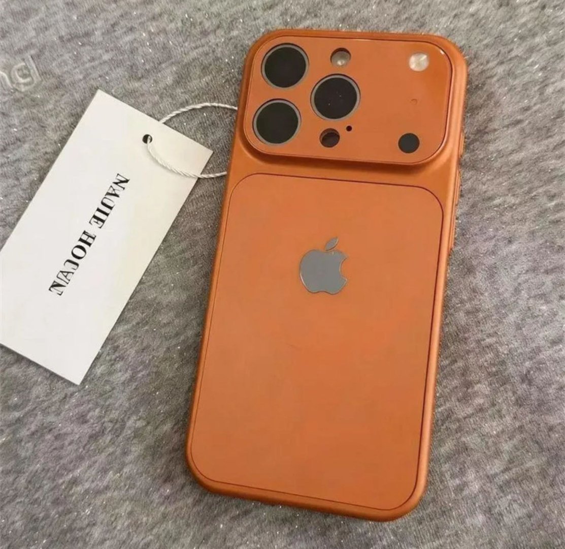 Чехол для Apple iPhone 16 Pro Max оранжевый купить,1470