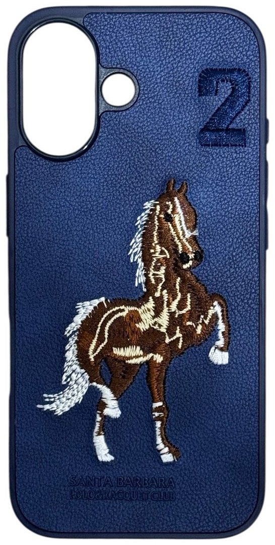 Чехол Santa Barbara Polo & Racquet Club для Apple iPhone 17 синий купить,1299