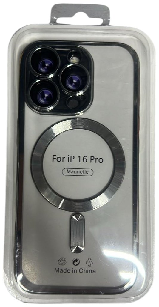 Чехол для Apple iPhone 16 Pro серебряный купить,570
