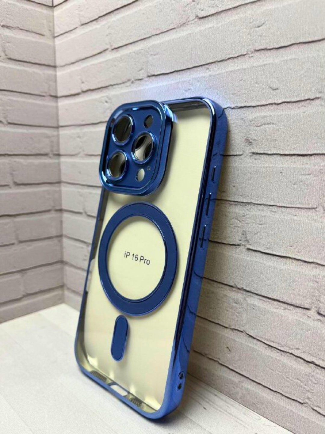 Чехол для Apple iPhone 16 Pro синий купить,920