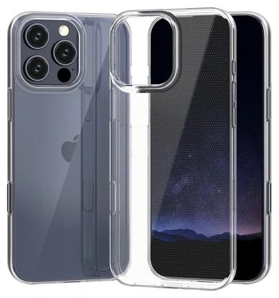 Чехол для Apple iPhone 16 Pro Max прозрачный