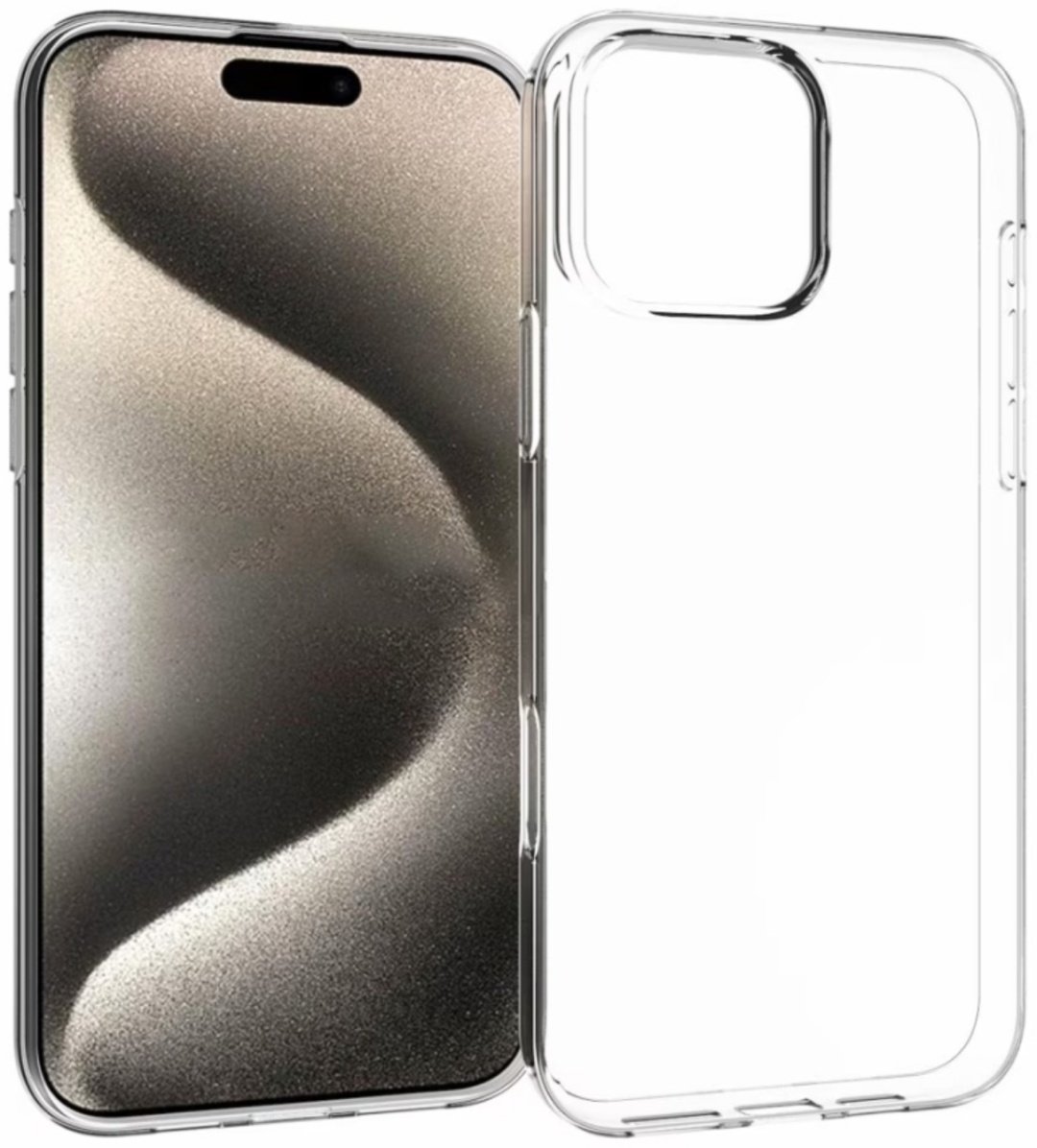 Чехол для Apple iPhone 16 Pro Max прозрачный