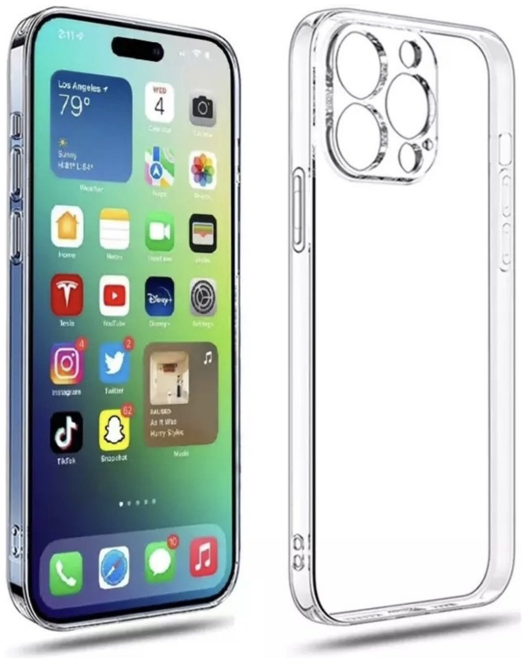 Чехол для Apple iPhone 16 Pro Max прозрачный