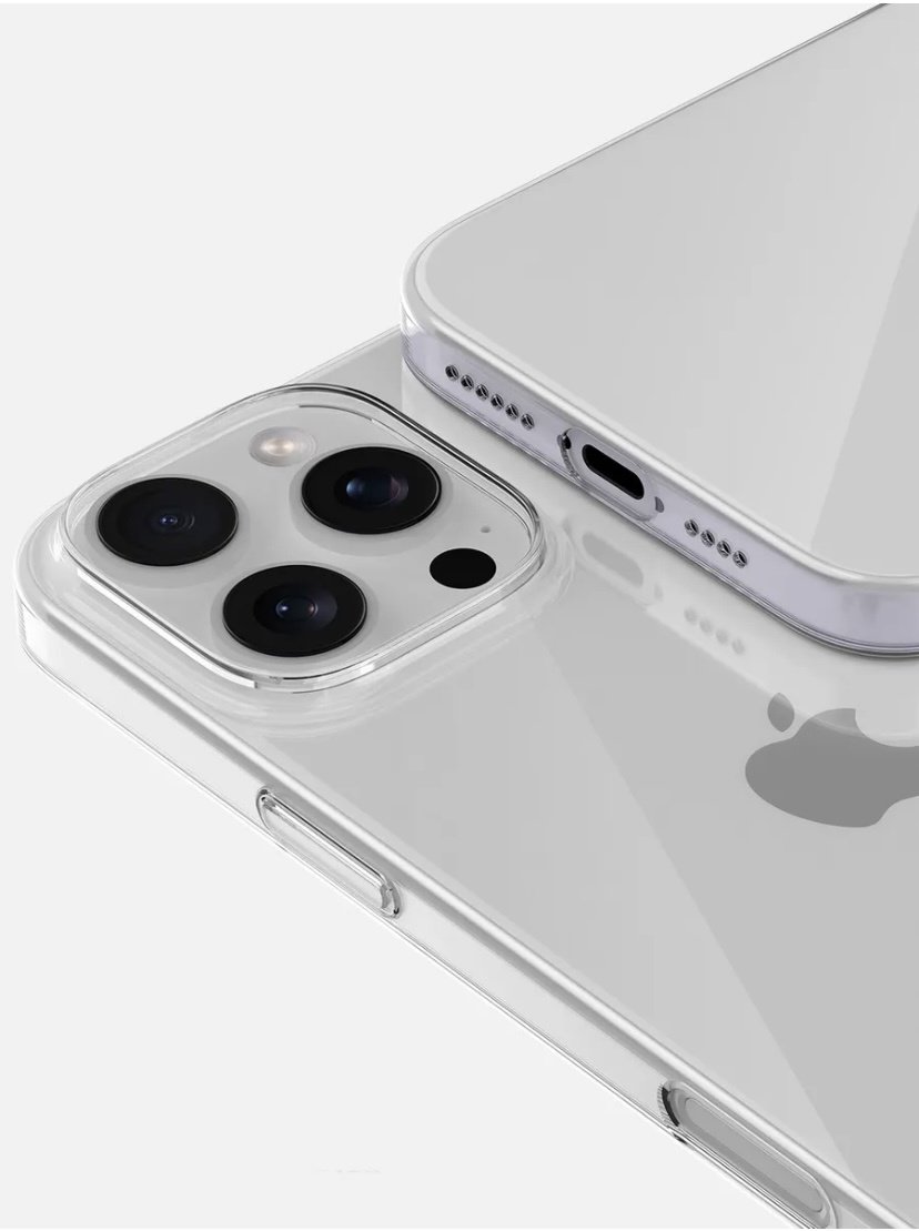 Чехол для Apple iPhone 16 Pro прозрачный