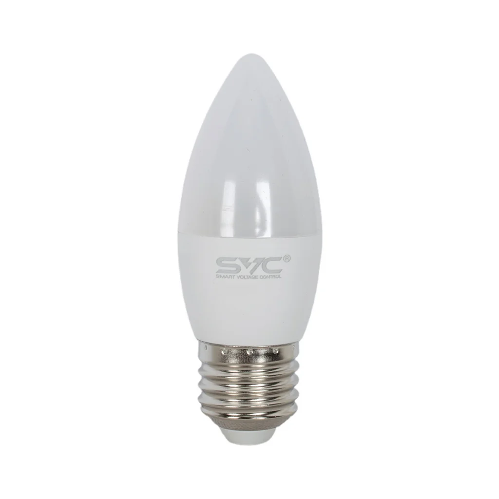Лампа светодиодная SVC LED C35-9W-E27-4000K нейтральная