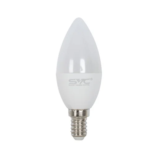 Лампа светодиодная SVC LED C35-7W-E14-6500K холодная