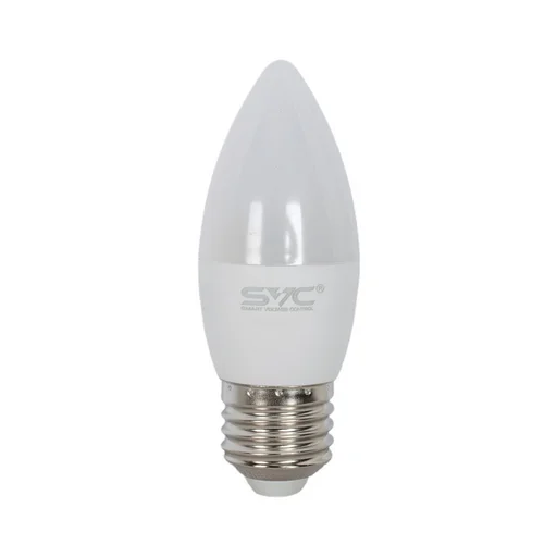 Лампа светодиодная SVC LED C35-9W-E27-4000K нейтральная
