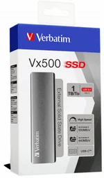 Внешний накопитель Verbatim VX500 47444 1000 Гб