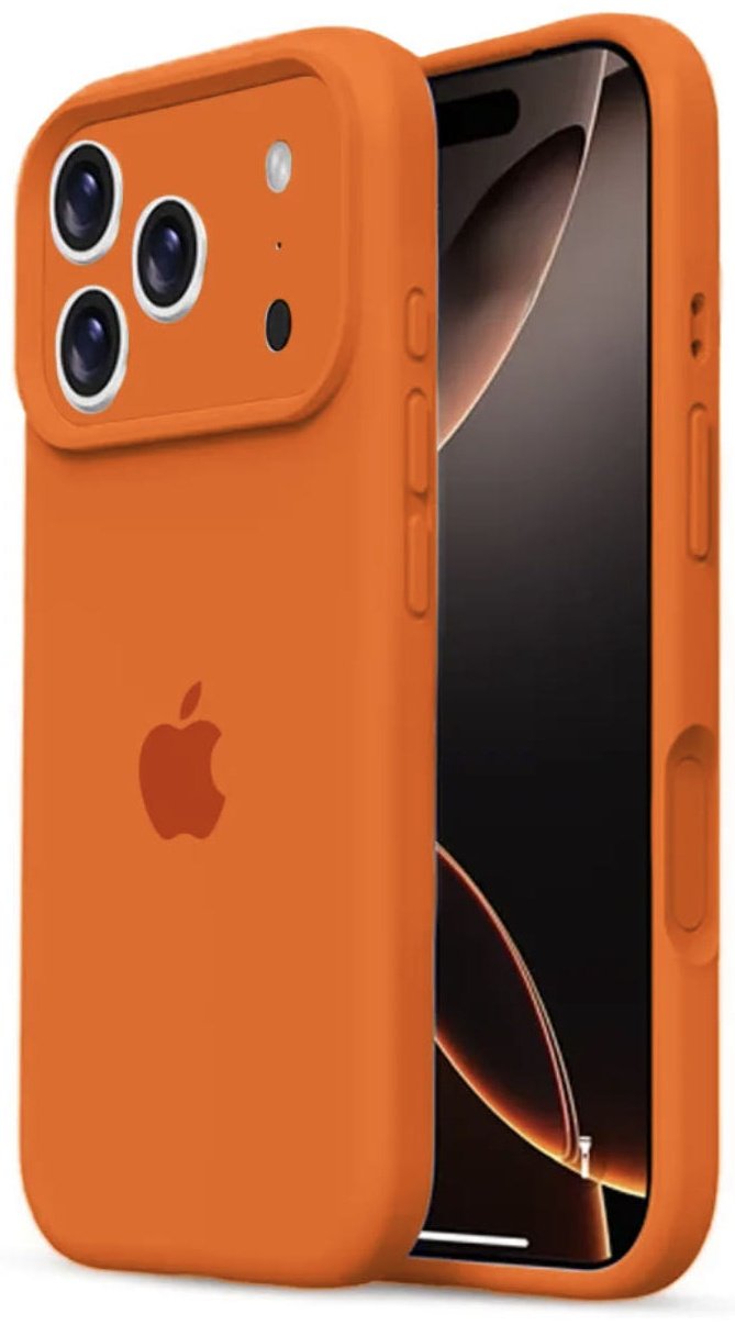 Чехол для Apple iPhone 17 Pro Max оранжевый купить,570