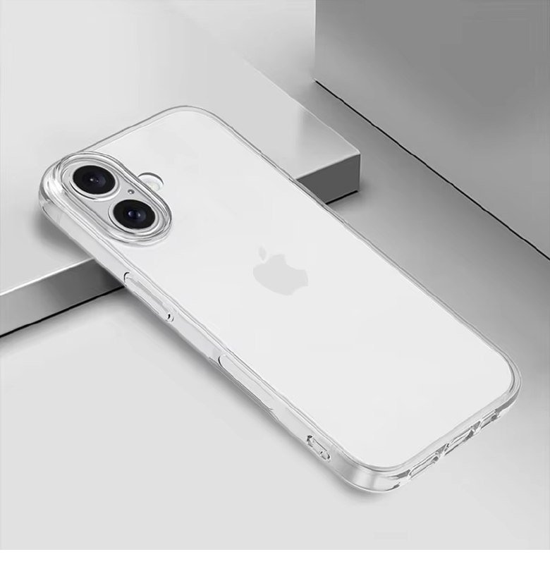 Чехол GLASS для Apple iPhone 16 прозрачный купить,270
