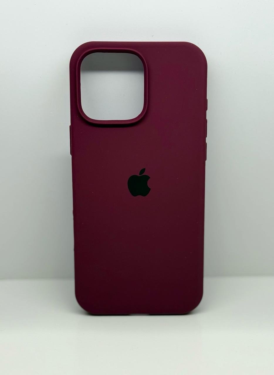 Чехол для Apple iPhone 16 Pro Max бордовый - ForteMarket Чехол для Apple iPhone 16 Pro Max бордовый купить,923