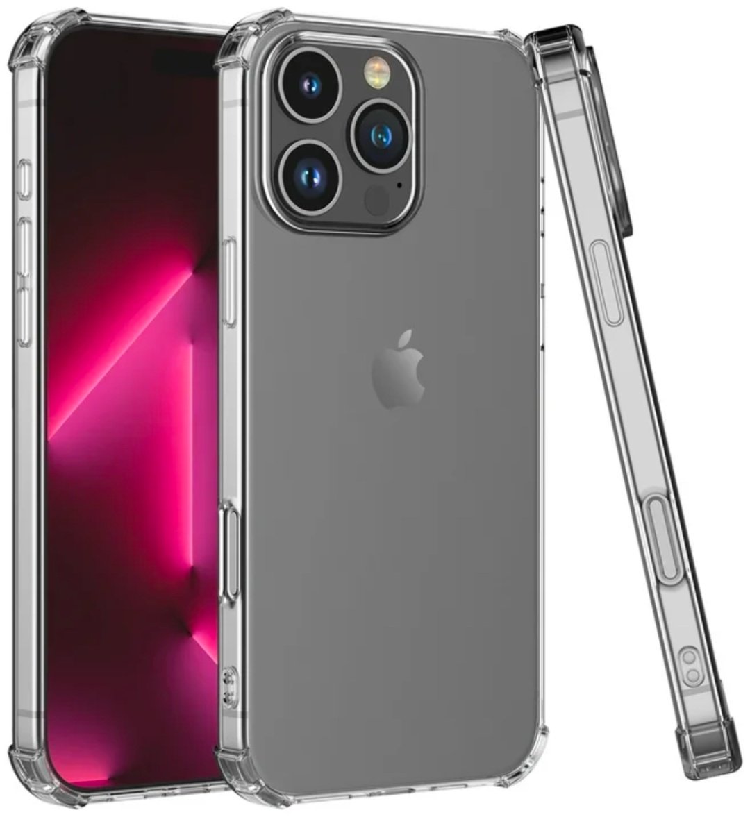 Чехол для Apple iPhone 16 Pro Max прозрачный купить,270