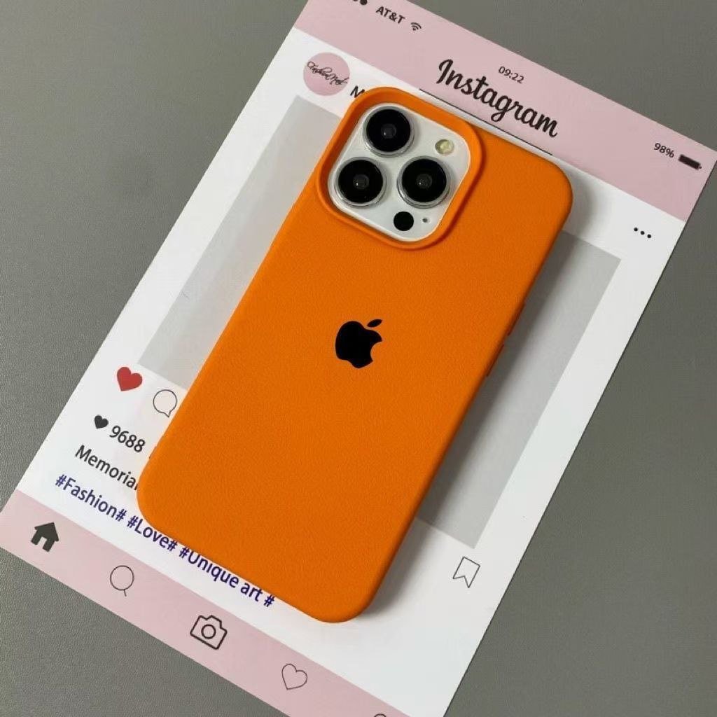 Чехол для Apple iPhone 16 Pro оранжевый купить,470