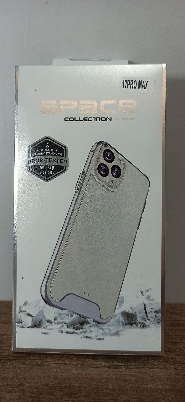 Чехол Space для Apple iPhone 17 Pro Max прозрачный купить,1299