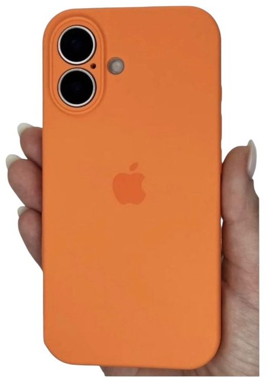 Чехол для Apple iPhone 16 оранжевый купить,490
