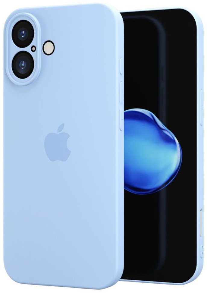 Чехол для Apple iPhone 17 голубой купить,864