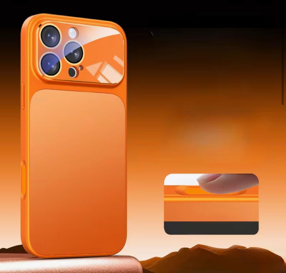 Чехол для Apple iPhone 17 Pro Max оранжевый купить,3500