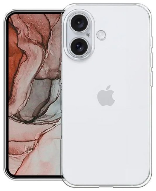 Чехол для Apple iPhone 16 прозрачный - ForteMarket Чехол для Apple iPhone 16 прозрачный купить,270