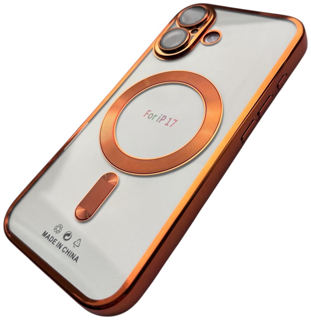 Чехол для Apple iPhone 17 оранжевый купить,987