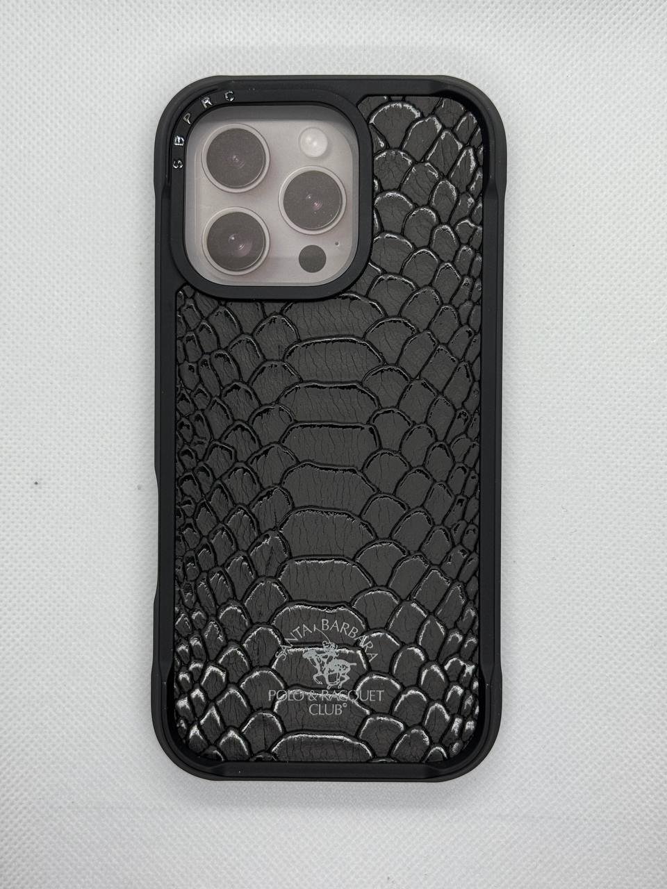 Чехол Santa Barbara Polo & Racquet Club для Apple iPhone 16 Pro Max черный - ForteMarket Чехол Santa Barbara Polo & Racquet Club для Apple iPhone 16 Pro Max черный купить,720