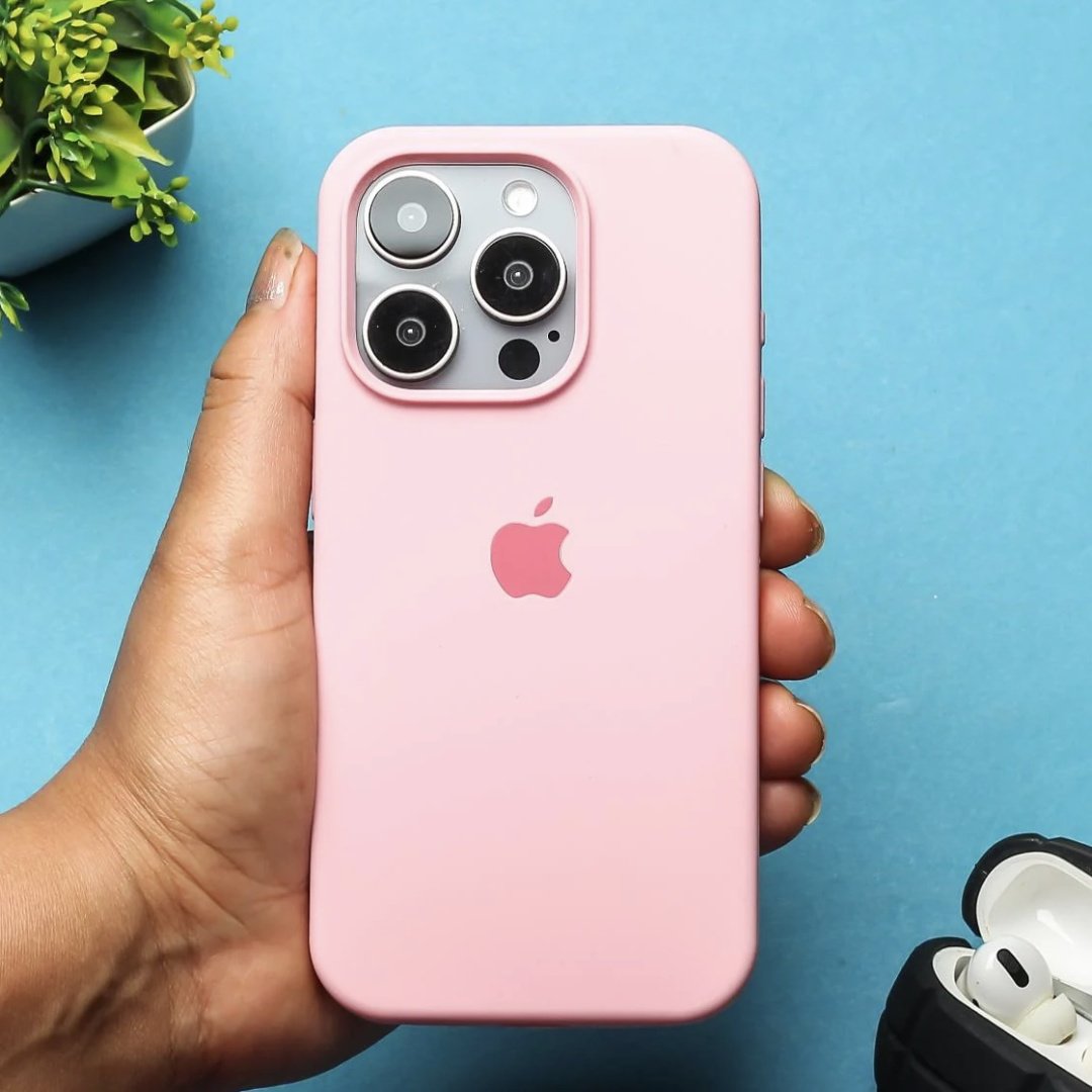 Чехол для Apple iPhone 16 Pro Max розовый купить,649