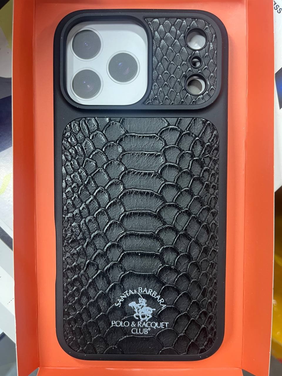 Чехол Santa Barbara Polo & Racquet Club для Apple iPhone 17 Pro черный купить,2570