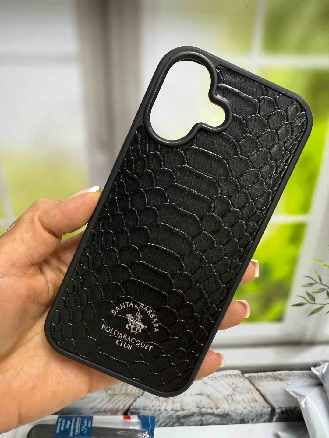 Чехол Santa Barbara Polo & Racquet Club для Apple iPhone 17 черный - ForteMarket Чехол Santa Barbara Polo & Racquet Club для Apple iPhone 17 черный купить,1449