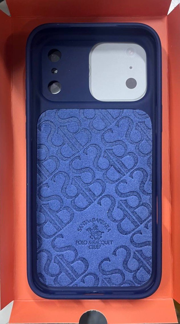 Чехол Santa Barbara Polo & Racquet Club для Apple iPhone 17 Pro синий купить,2570