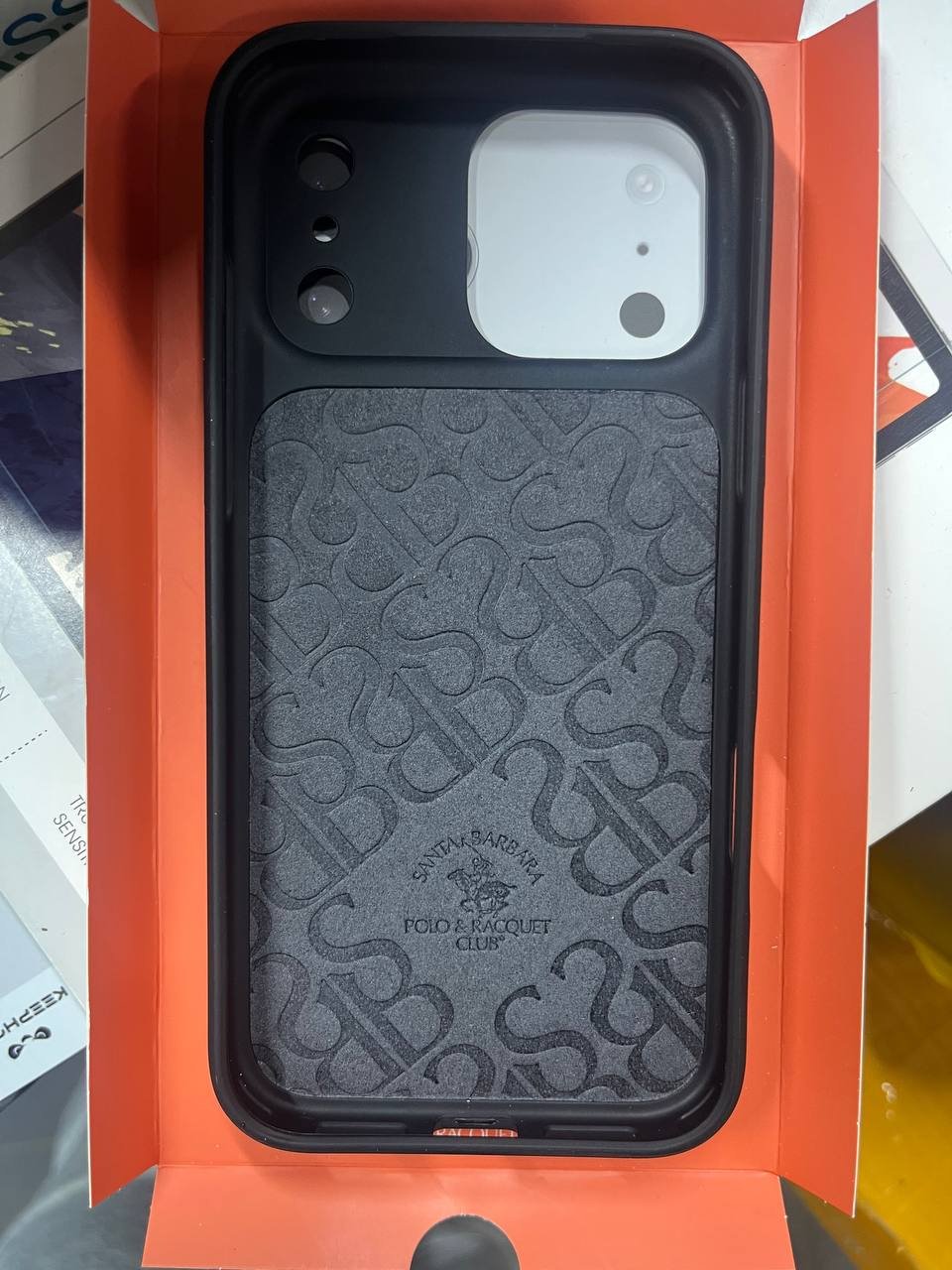 Чехол Santa Barbara Polo & Racquet Club для Apple iPhone 17 Pro черный купить,2570