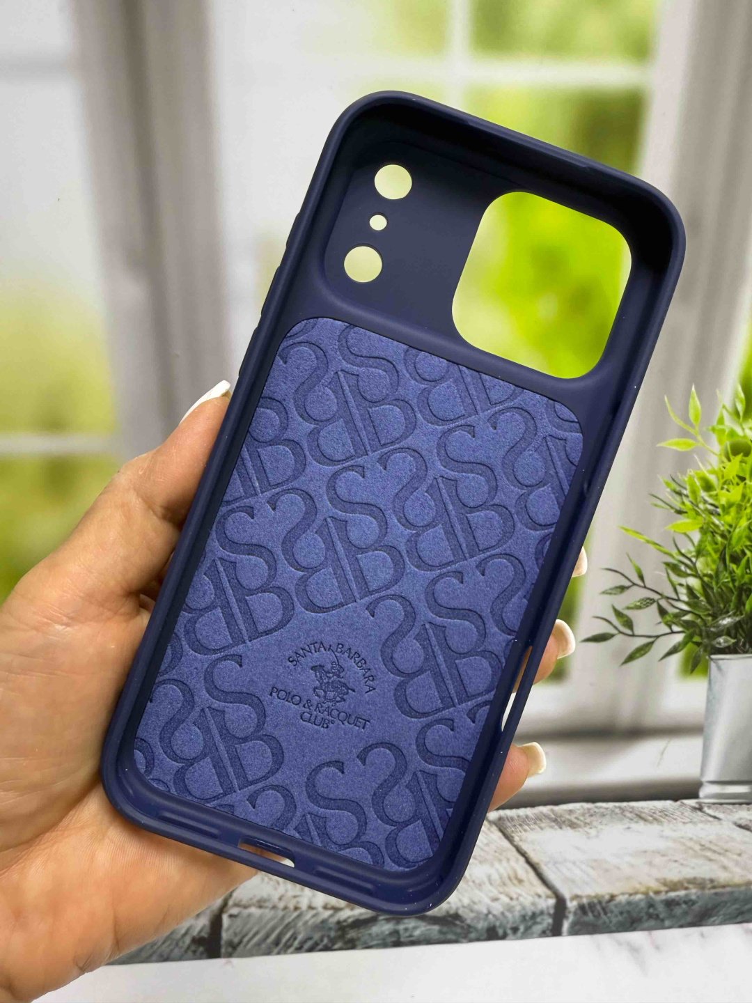 Чехол Santa Barbara Polo & Racquet Club для Apple iPhone 17 Pro синий купить,2570