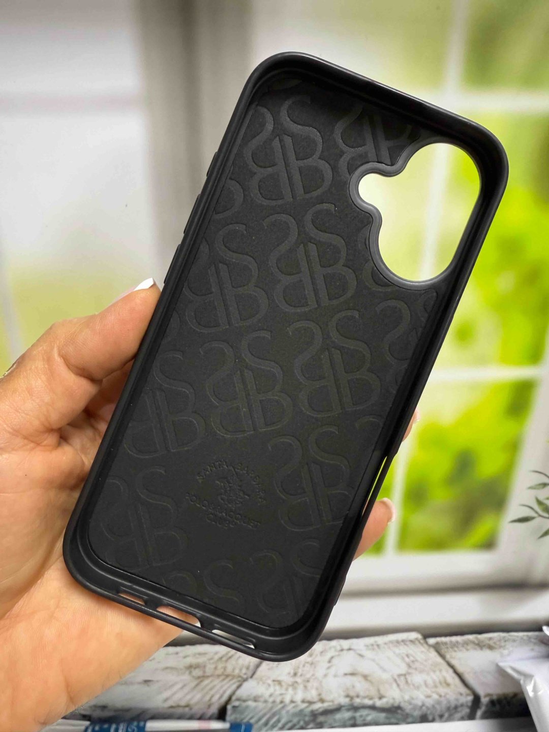 Чехол Santa Barbara Polo & Racquet Club для Apple iPhone 17 черный купить,1426