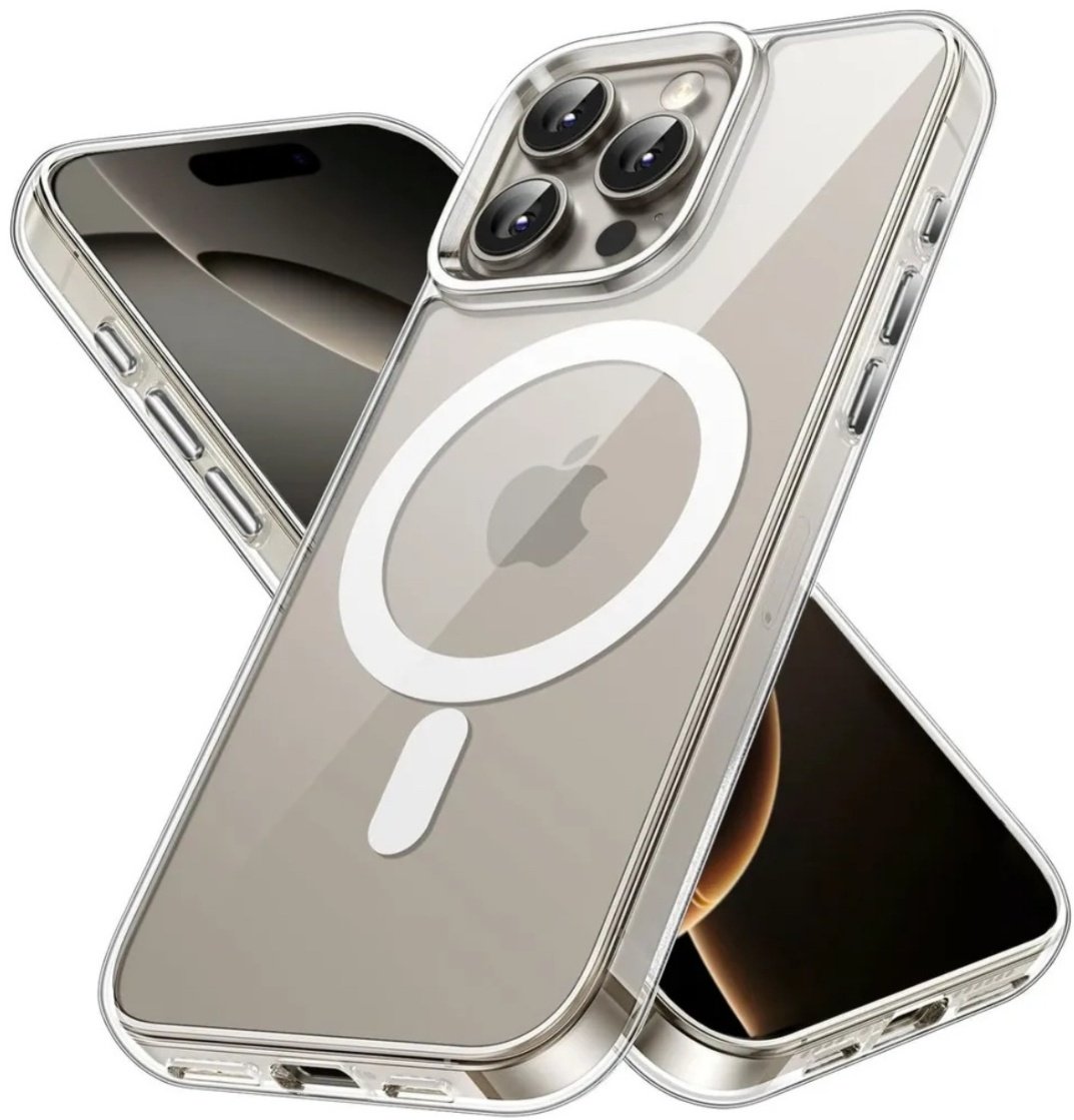 Чехол для Apple iPhone 16 Pro Max прозрачный купить,929