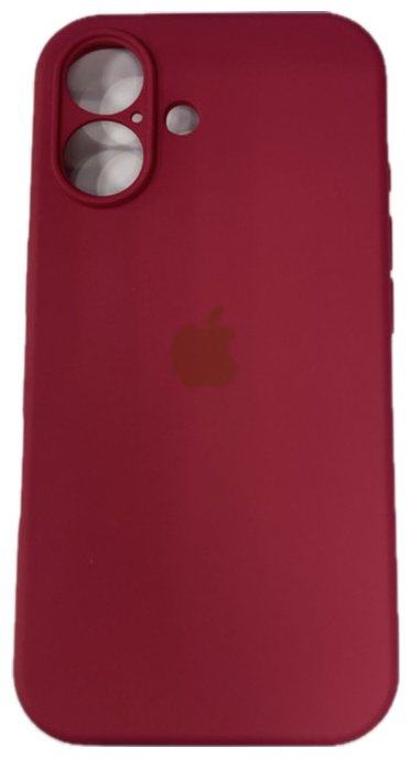 Чехол для Apple iPhone 16 бордовый купить,470