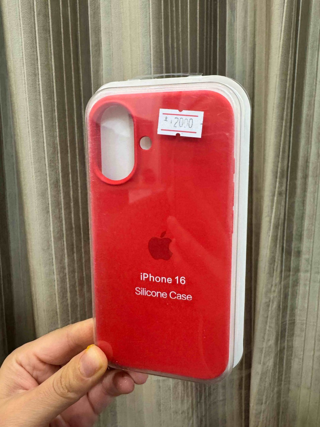 Чехол для Apple iPhone 16 красный - ForteMarket Чехол для Apple iPhone 16 красный купить,970