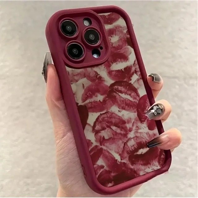 Чехол для Apple iPhone 16 бордовый купить,350