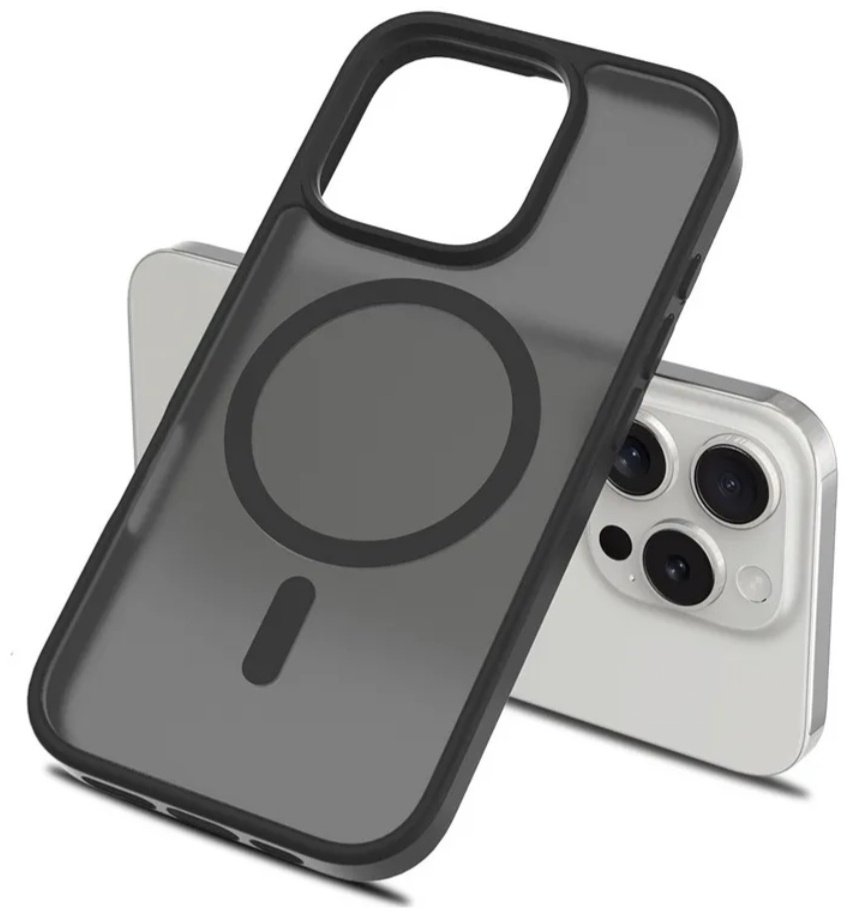 Чехол для Apple iPhone 16 Pro черный - ForteMarket Чехол для Apple iPhone 16 Pro черный купить,876