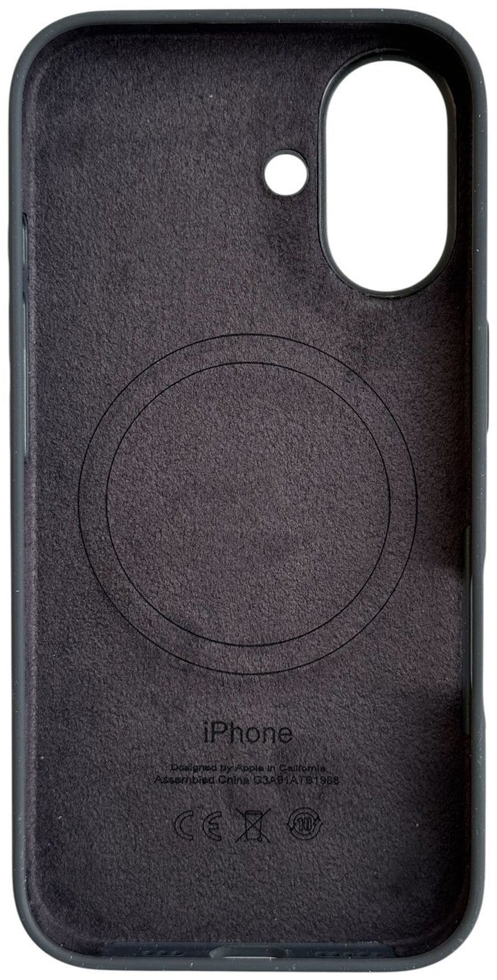 Чехол для Apple iPhone 16 черный купить,5068