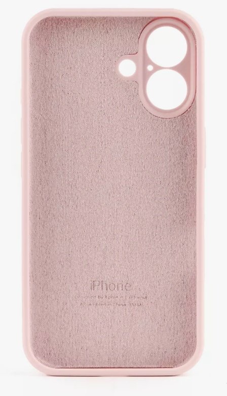 Чехол для Apple iPhone 16 розовый - ForteMarket Чехол для Apple iPhone 16 розовый купить,1254