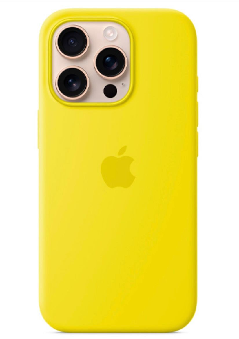 Чехол для Apple iPhone 16 Pro желтый купить,4998