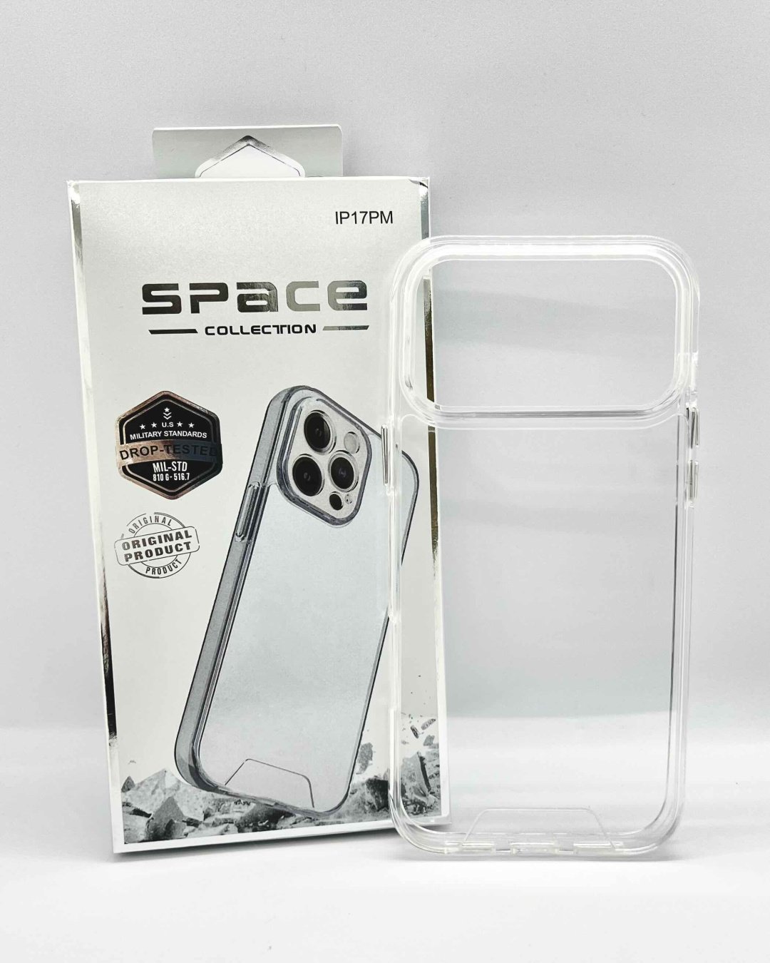 Чехол Space для Apple iPhone 17 Pro Max прозрачный купить,480